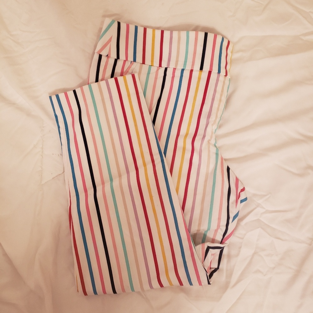 New York & Company Stripped Ankle Pants